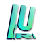 Lurkr logo with Cyan colouring