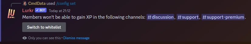 If you don't do anything, the channels will be set as they are!